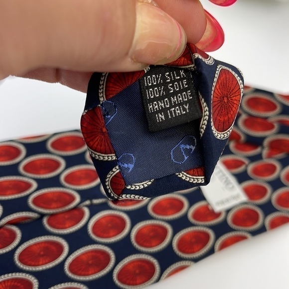 Valentino DIS. N. 63102 100% silk tie Vintage - Picture 4 of 5